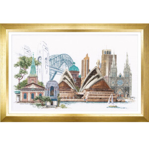 Thea Gouverneur counted cross stitch kit "Sydney...