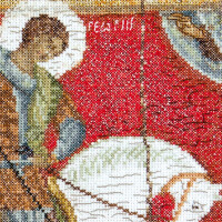 Thea Gouverneur counted cross stitch kit "Icon St. George Aida", 22x34cm, DIY
