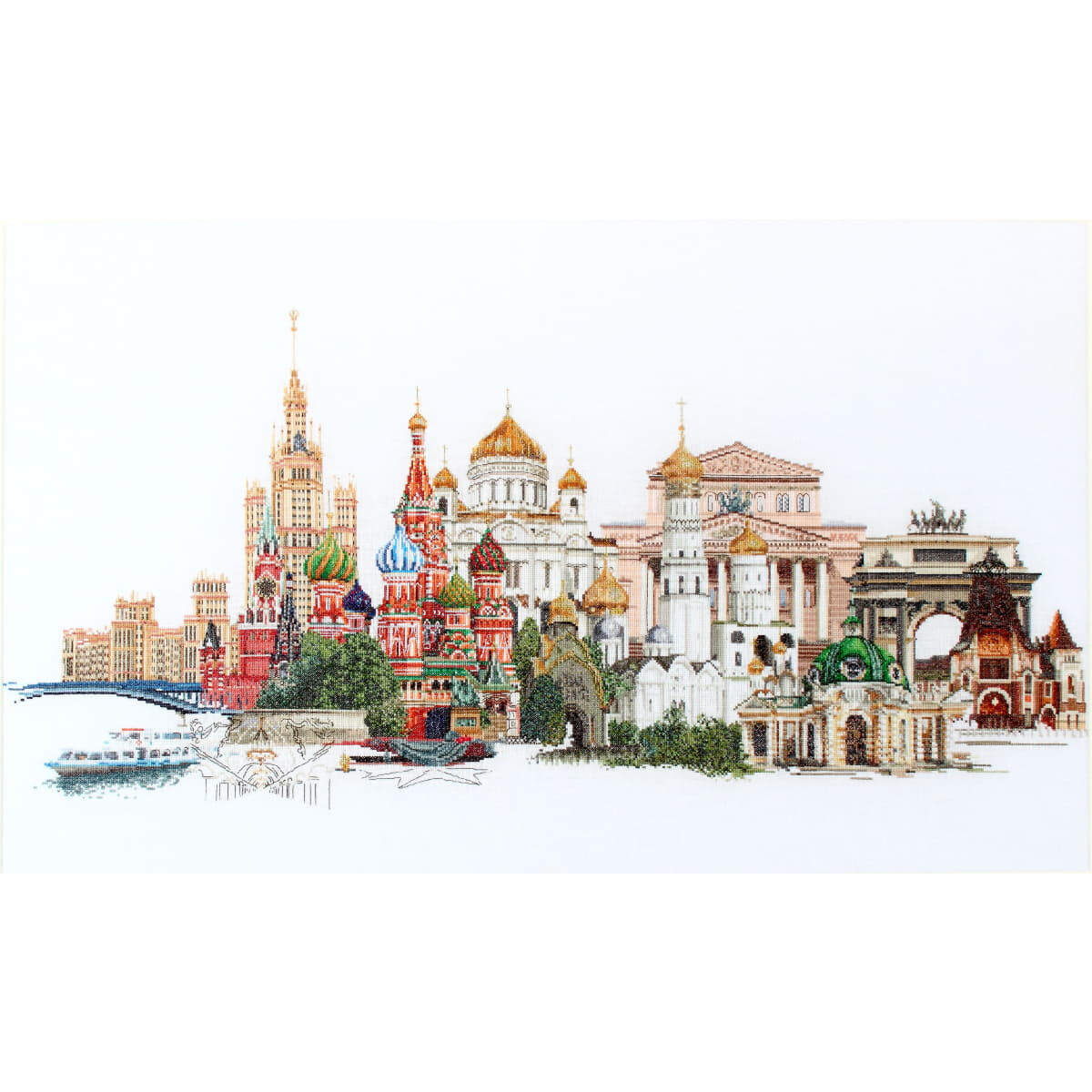 Thea Gouverneur counted cross stitch kit "Moscow...