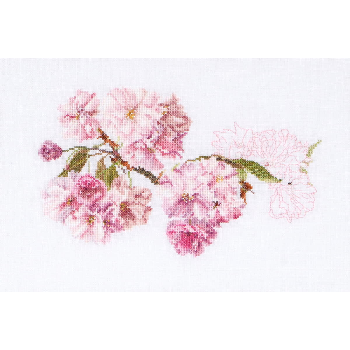 Thea Gouverneur counted cross stitch kit "Prunus...