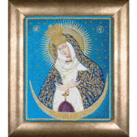 Thea Gouverneur kit punto croce "Nostra Signora della Porta dellAurora Aida", 25x30cm