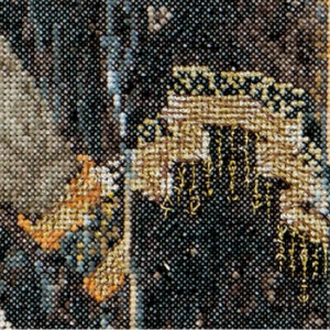 Thea Gouverneur kit punto croce "Nostra Signora di Vladimir Aida", 22x34cm