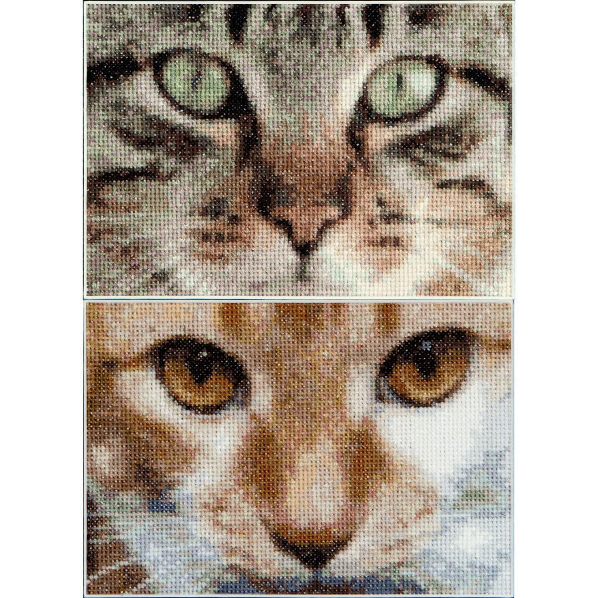 Thea Gouverneur counted cross stitch kit "Cats Tess...