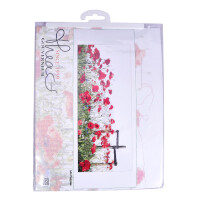 Thea Gouverneur counted cross stitch kit "Poppies Aida", 55x22cm, DIY