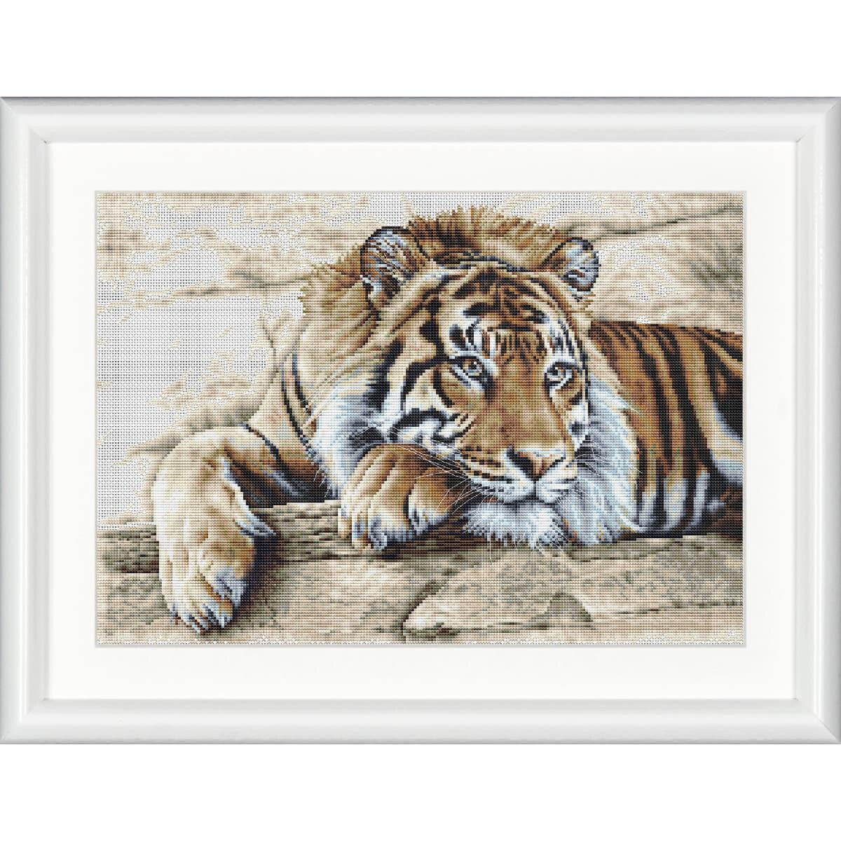Thea Gouverneur counted cross stitch kit "Tiger...