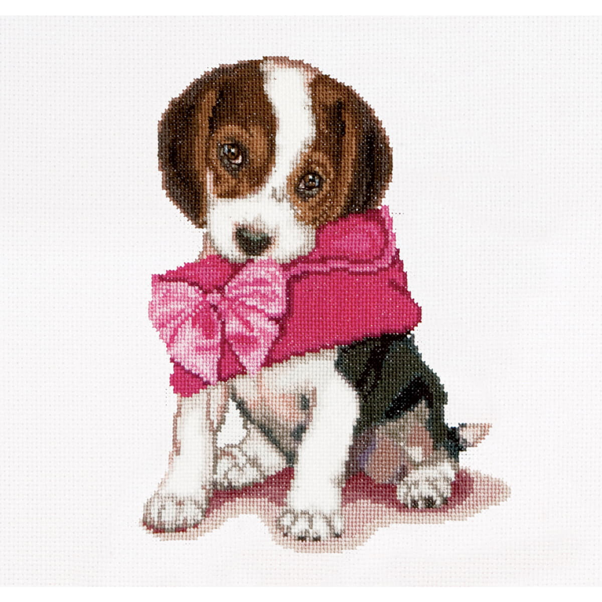 Thea Gouverneur counted cross stitch kit "Puppy Love...