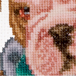 Thea Gouverneur counted cross stitch kit "Its cold...