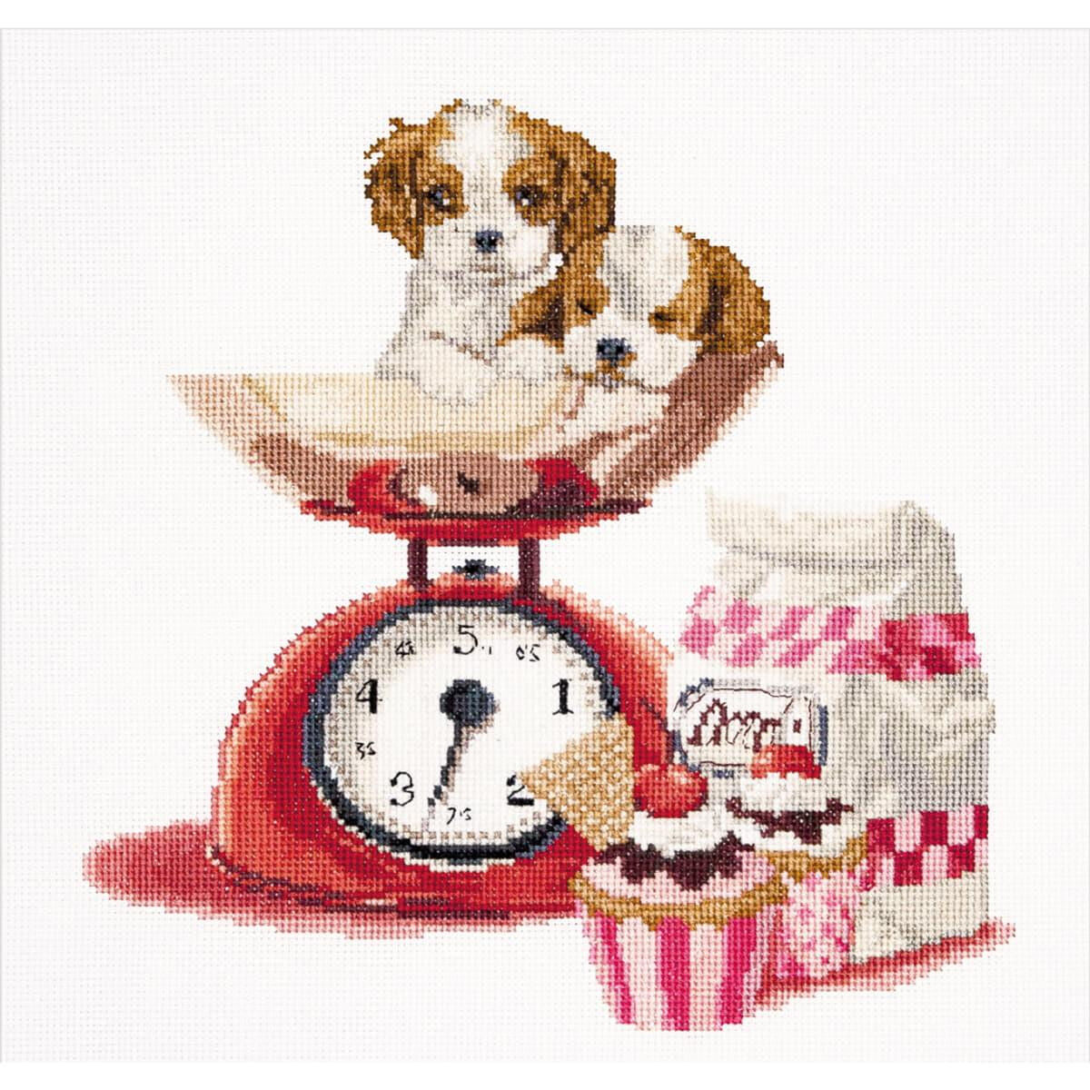 Thea Gouverneur counted cross stitch kit "Baking...