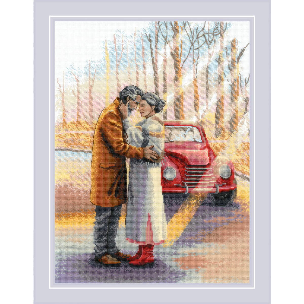 Riolis counted cross stitch kit "Love Story....