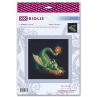 Riolis kit punto croce "Naughty Sparkles", 20x20 cm