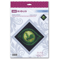 Набор для вышивки крестом Riolis "Глаз дракона", 20х20см