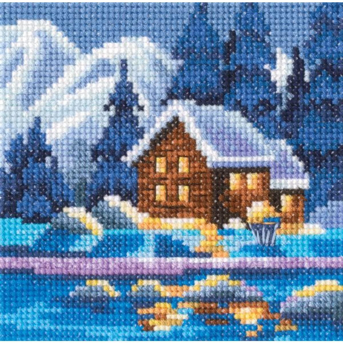 RTO counted cross stitch kit "Winter Colours",...