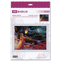 Riolis counted cross stitch kit "Lantern Festival", 40x30cm, DIY