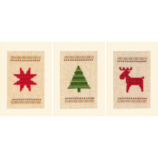 Carte stitch Noël