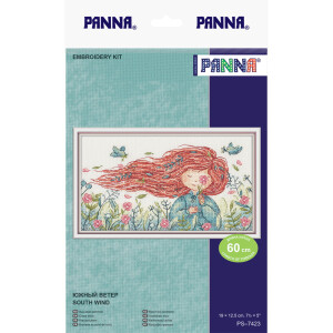 Panna counted cross stitch kit "South Wind", 19x12,5cm, DIY