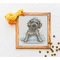 Bothy Threads counted cross stitch kit "Bubbles And Barks", XHD130, 26x26cm, DIY
