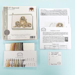 Bothy Threads counted cross stitch kit "Seal Of Approval", XHD131, 30x20cm, DIY