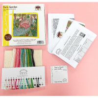 Bothy Threads counted cross stitch kit "Fern Garden", XFY9, 26x26cm, DIY