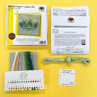 Kit de punto de cruz contado Bothy Threads "Lakes Life", XHY7, 32x30cm