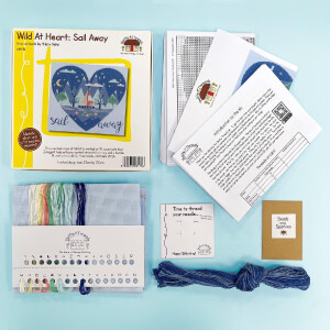 Bothy Threads counted cross stitch kit "Sail Away", XHY8, 32x30cm, DIY