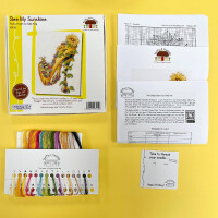 Bothy Threads counted cross stitch kit "Bee My Sunshine", XSK16, 21x30cm, DIY