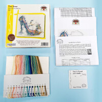 Bothy Threads counted cross stitch kit "The Siren", XSK17, 28x24cm, DIY