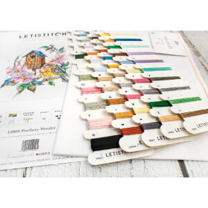 Letistitch counted cross stitch kit "Feathery...