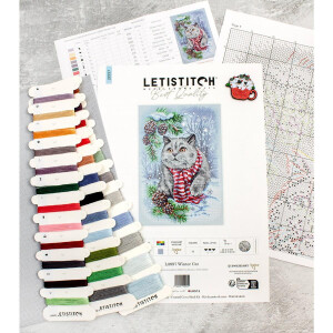 Letistitch counted cross stitch kit "Winter...
