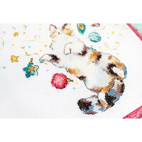 Kit punto croce Letistitch "Cats Happiness", 15x11cm