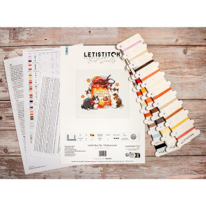 Letistitch counted cross stitch kit "Best Toy", 12x14cm, DIY