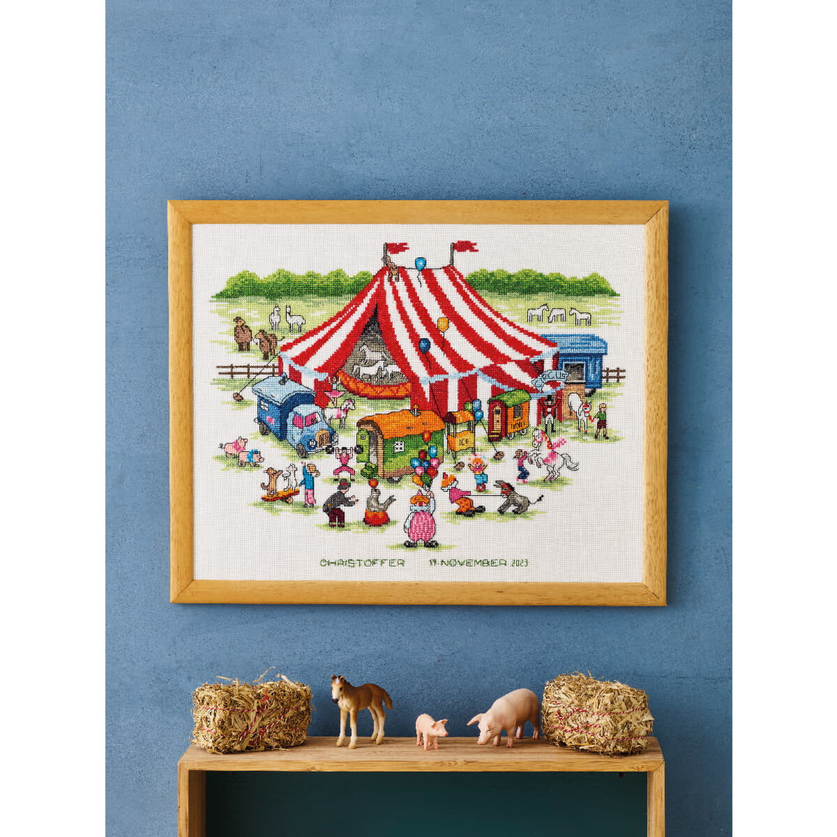 Permin counted cross stitch kit "Circus",...