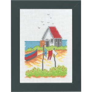 Permin counted cross stitch kit "Laundry ",...