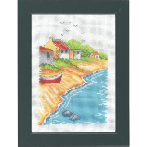 Permin counted cross stitch kit "Beach House ",...