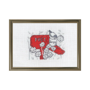 Permin counted cross stitch kit "Mailbox",...
