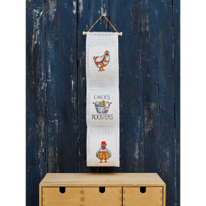 Permin counted cross stitch kit wall hanger "Toilet...