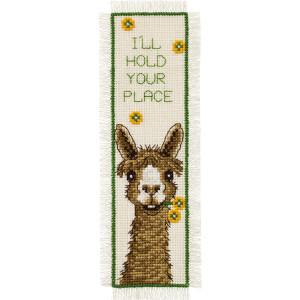 Permin counted cross stitch kit bookmark "Hold your...