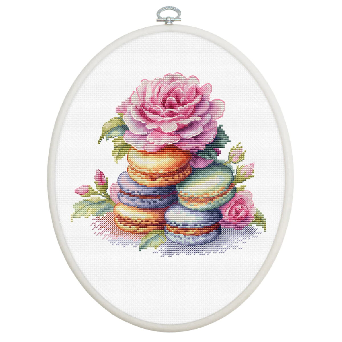 Luca-S counted cross stitch kit with hoop "French...