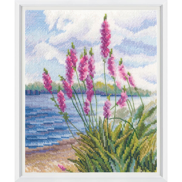 RTO counted cross stitch kit "In the Moment, Riverbank", 15,5x19cm, DIY