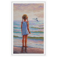 RTO counted cross stitch kit "Where are the dolphins?", 20x32,5cm, DIY