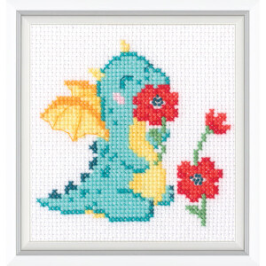 RTO counted cross stitch kit "Flower for You",...