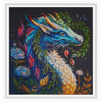 RTO counted cross stitch kit "Guardian of the magical forest", 25x24,5cm, DIY
