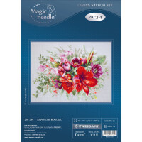 Magic Needle Zweigart Edition telpakket "Amaryllis Bouquet", 36x27cm