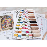Letistitch counted cross stitch kit "Neo Classic Alcove", 43x32cm, DIY