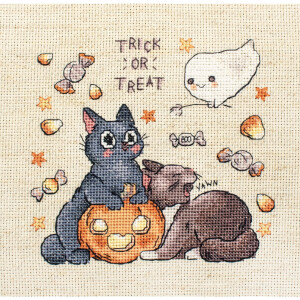 Letistitch counted cross stitch kit "Trick Or...
