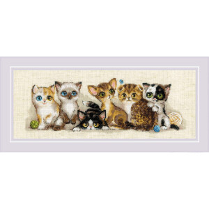 Riolis counted cross stitch kit "Kittens",...