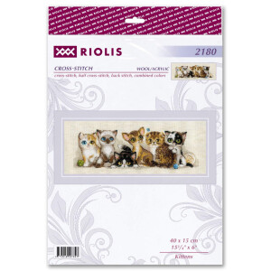 Riolis counted cross stitch kit "Kittens",...