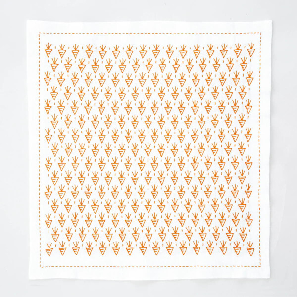 Набор для вышивания Olympus Хитомезаши Сашико "Хана Фукин Vegitables", 34х34см, оригинал из Японии