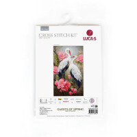Luca-S counted cross stitch kit "Guest of Spring", 22x37cm, DIY