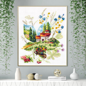 Magic Needle Zweigart Edition counted cross stitch kit "Summer day", 21x26cm, DIY
