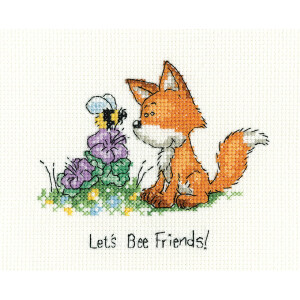 Heritage counted cross stitch kit Aida "Lets Be...